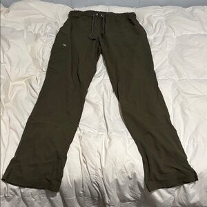 Koi Dark Olive Women's Drawstring scrub Pants